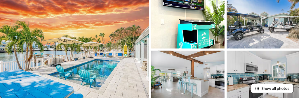 Bahia Waterfront Paradise bachelorette Airbnb St Pete