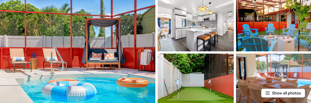 Coral Stone Retreat bachelorette house St Pete Florida